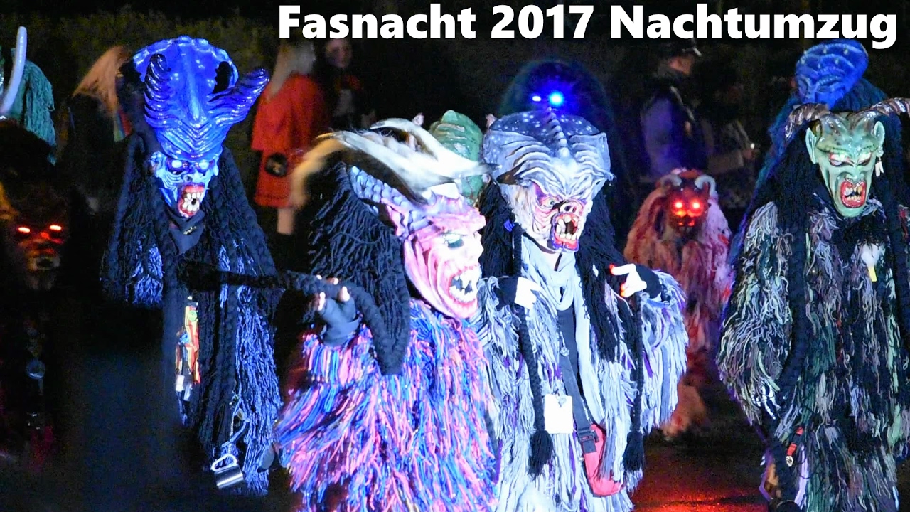 Fasnacht in Konstanz - Nachtumzug durch Litzelstetten (17.02.2017)