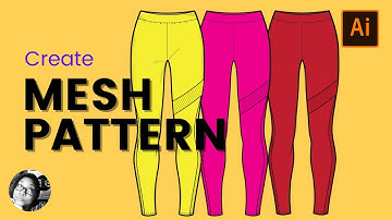 Create a STUNNING Mesh Texture Pattern in Minutes with Illustrator!