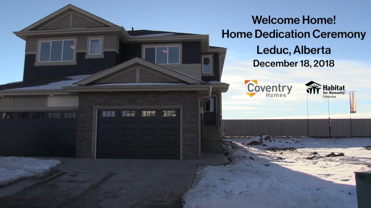A family home in Leduc thanks to Coventry Homes, Leduc Regional Housing Foundation, and Habitat