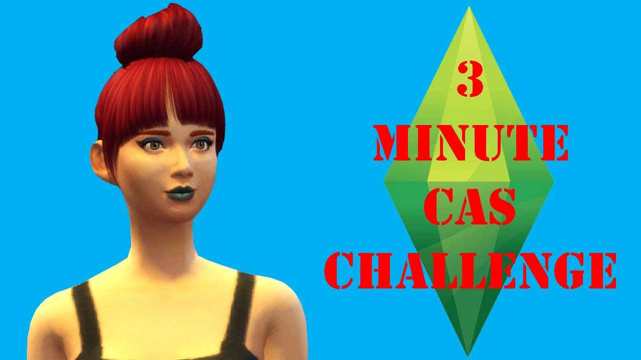 The Sims 4 - 3 Minute CAS Challenge - YouTube