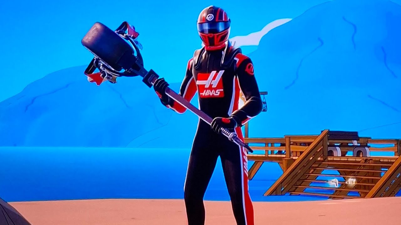 Haas F1 Team Gameplay In Fortnite 🚘🏁