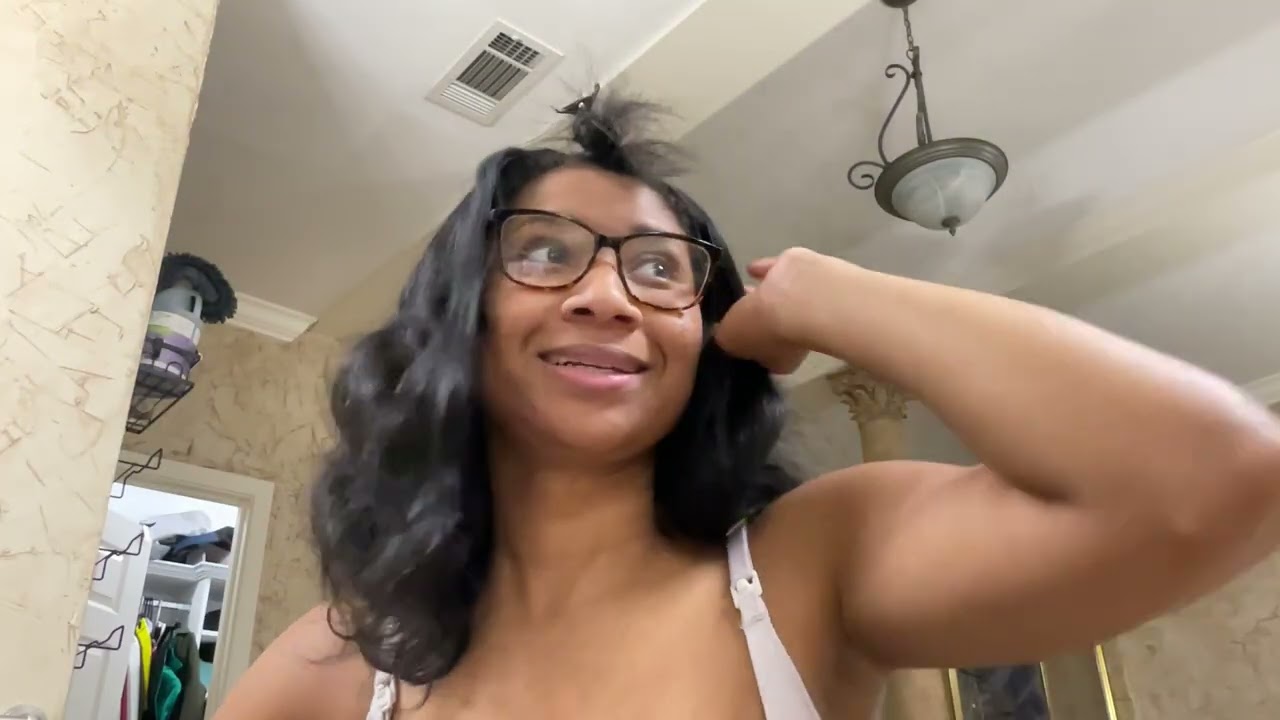 Let’s do my hair! (Mommy Edition) Installing a half wig with leave out