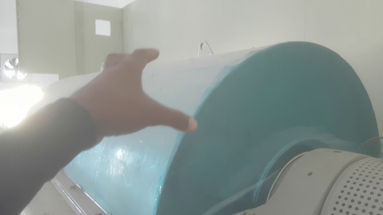 Sludge Dewatering Unit with Decanter Centrifuge device at Water Treatment Plant