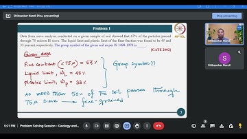 Problem Solving Session 3 | NPTEL Course: Geology and Soil Mechanics (noc24-ce15) | 11.02.2024