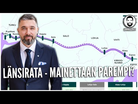 Länsirata - Mainettaan parempi raidehanke? | Tunnin juna