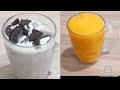 Oreo milkshake and Maaza