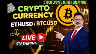 LIVE-  BTCUSD, ETHUSD PRICE ACTION ANALYSIS