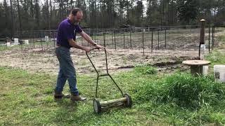 Cub Cadet push trimmer first pull test!