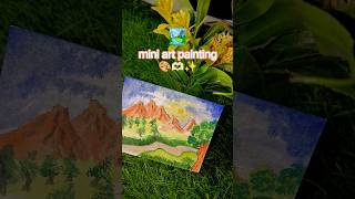 I Made the Cutest Mini Art! 🎨✨ #MiniArt #Craft #Shorts #creative