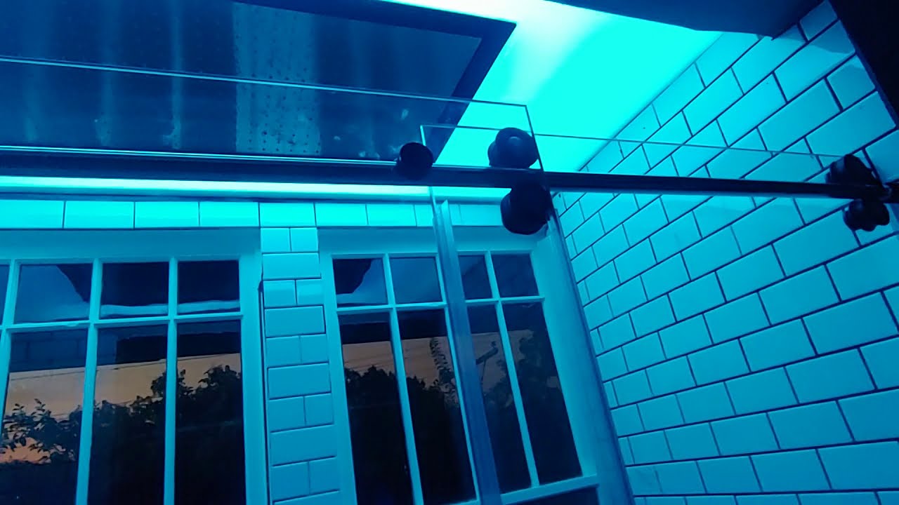 Custom 20 x 40 rain head RGB test YouTube