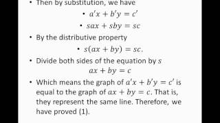 23 The Defining the Equation of a Line