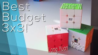 Best BUDGET 3x3! Kung Fu LongYuan vs. MF3RS vs. Qiyi Warrior W | Speedcube.com.au