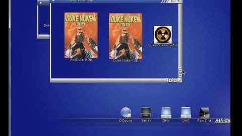 WinUAE Amiga AFA OS: Amiga Duke Nukem 3D Setup Config