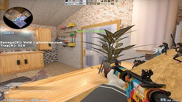 CSGO Zombie Escape Mod - ze_bathroom_v2_5 - Stage 1 - On Ghostcap