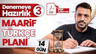 Hızlandırılmış Maarif Türkçe I 14 GÜN ÜCRETSİZ PDF I Denemeye Hazırlanıyoruz B3