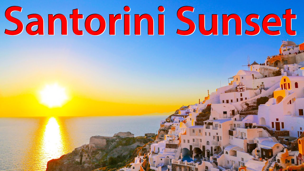 SANTORINI, GREECE | BEST Place for a Sunset?? - YouTube