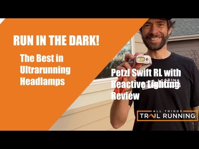 Lampe frontale sport trail running PETZL SWIFT RL