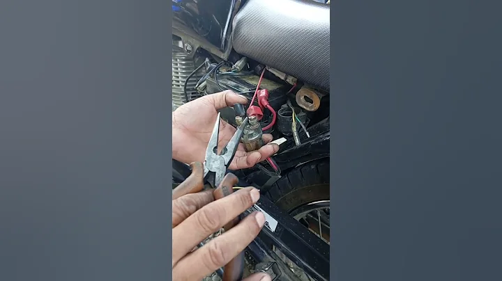 How to test motorcycle starter relay #shorts #starter #relay #car #motorcycle