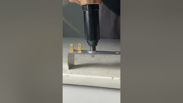 Large Flange Lantern Rivets Using Cover Up #rivet #blindrivet