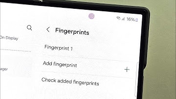 How To Add Fingerprint in Samsung Galaxy Z Fold 6