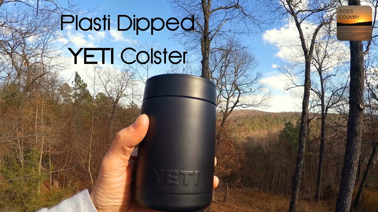 cups tumbler coating! Blacked with out rubber Yeti removable Colster