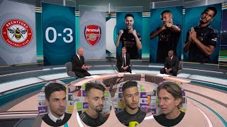 MOTD Brentford vs Arsenal 0-3 Ian Wright Praises Arsenal's Performance Fantastic🔥 All Interview