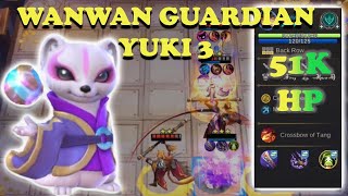 STRONGEST WANWAN FULL GUARDIAN + YUKI SKILL 3!! NEW COMBO MAGIC CHESS 2024