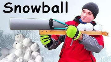 How to make a SNOWBALL GUN