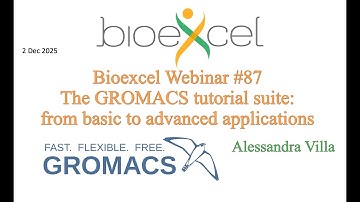 Bioexcel webinar #87: The GROMACS tutorial suite: from basic to advanced applications