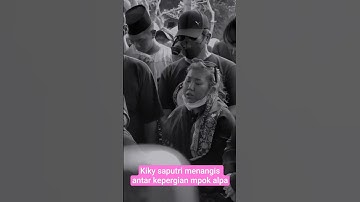 kiky saputri menangis antar kepergian mpok alpa #artist #entertainment