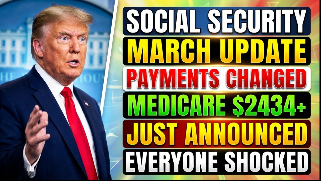 ALERT: Social Security March Payments Updated — Medicare $2,434+ Catches Everyone Off Guard | Dave R