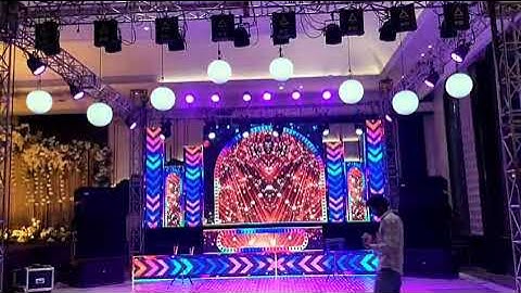 I Booked a 20K5 LED Video Wall for My You Videos #videowall #eventorgnise #viralvideo #trandding