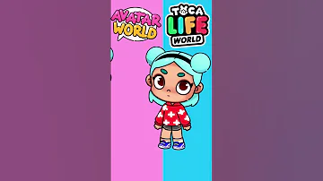 Avatar World Vs Toca World Tocaboca Avatarworld Shorts 