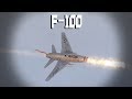 War thunder  avion  le f100d  missile airair