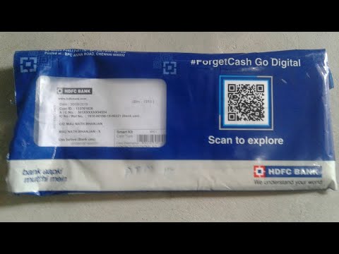 HDFC Bank Smart Kit Unboxing | HDFC Bank Debit Card, Chequebook, Passbook Unboxing | Millenia Card