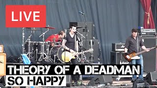 Theory of a Deadman - So Happy Live in [HD] @ Download Festival 2012