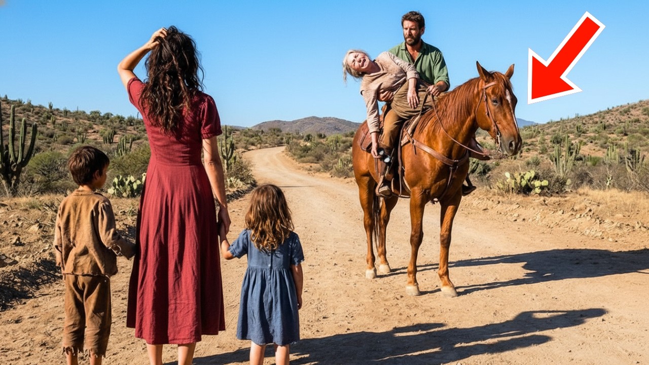LA VEUVE A VU UN CAVALIER PORTANT UNE VIEILLE FEMME DÉSESPÉRÉE | CE QU’ELLE A DÉCOUVERT A TOUT CHANG
