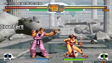 SNK vs. Capcom Chaos [Arcade] - Dan (with both true endings)