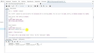 Tutorial: Data Definition Language (DDL) Commands