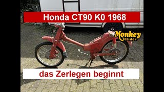 Honda CT90 K0 Hunter Cub 1968, 2. Zerlegen Teil 1