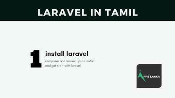 Laravel in Tamil Part 001 - Installation