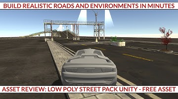 Build Realistic Roads And Environments In Minutes With Low Poly Street Pack Unity In Urdu/Hindi