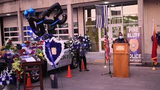 Prayer and Unity Walk in Honor of Pine Bluff, Arkansas Detective Kevin Collins
