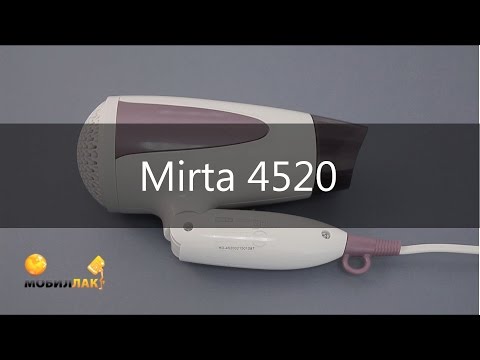 Твой фен всегда с тобой! Обзор дорожного фена Mirta 4520!
