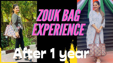 my zouk bag experience | after| 1 years of use | zouk bag review