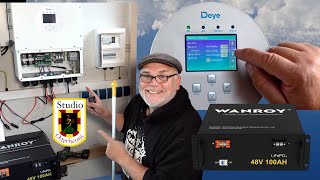 Deye Hybrid Inverter anschließen DIY Solar Inverter PV Inselanlage Akku Wanroy