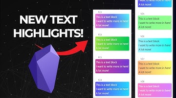 Updated Obsidian Text Highlights To Use!