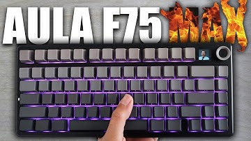 AULA F75 MAX Keyboard Unboxing