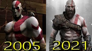 EVOLUTION OF GOD OF WAR GAMES 2005 - 2021