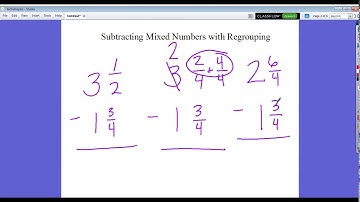 SES: Subtracting Mixed Numbers with Regrouping